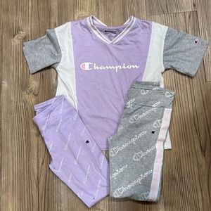 Two leggings and a top